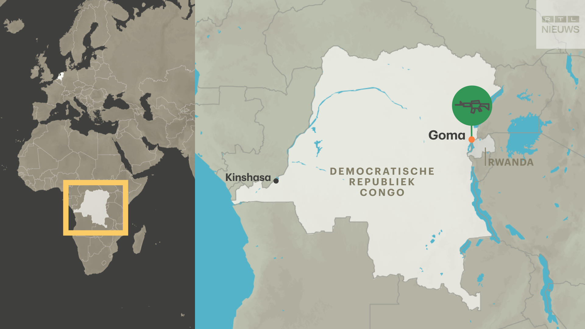 Afrikaanse leiders roepen op tot staakt-het-vuren in Congo
